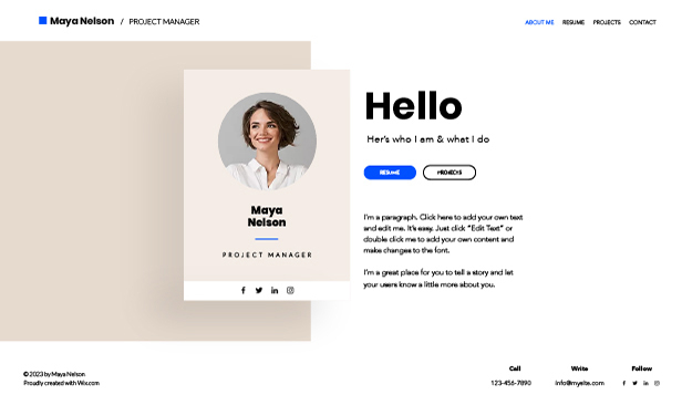 Django Personal Portfolio & CV Website